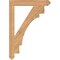 Ekena Millwork Merced Arts & Crafts Smooth Bracket, Western Red Cedar, 3 1/2"W x 28"D x 40"H BKT04X28X40MRC03SWR - alternate 2